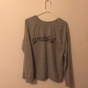 Great for gray and blue sweater/sweatshirt